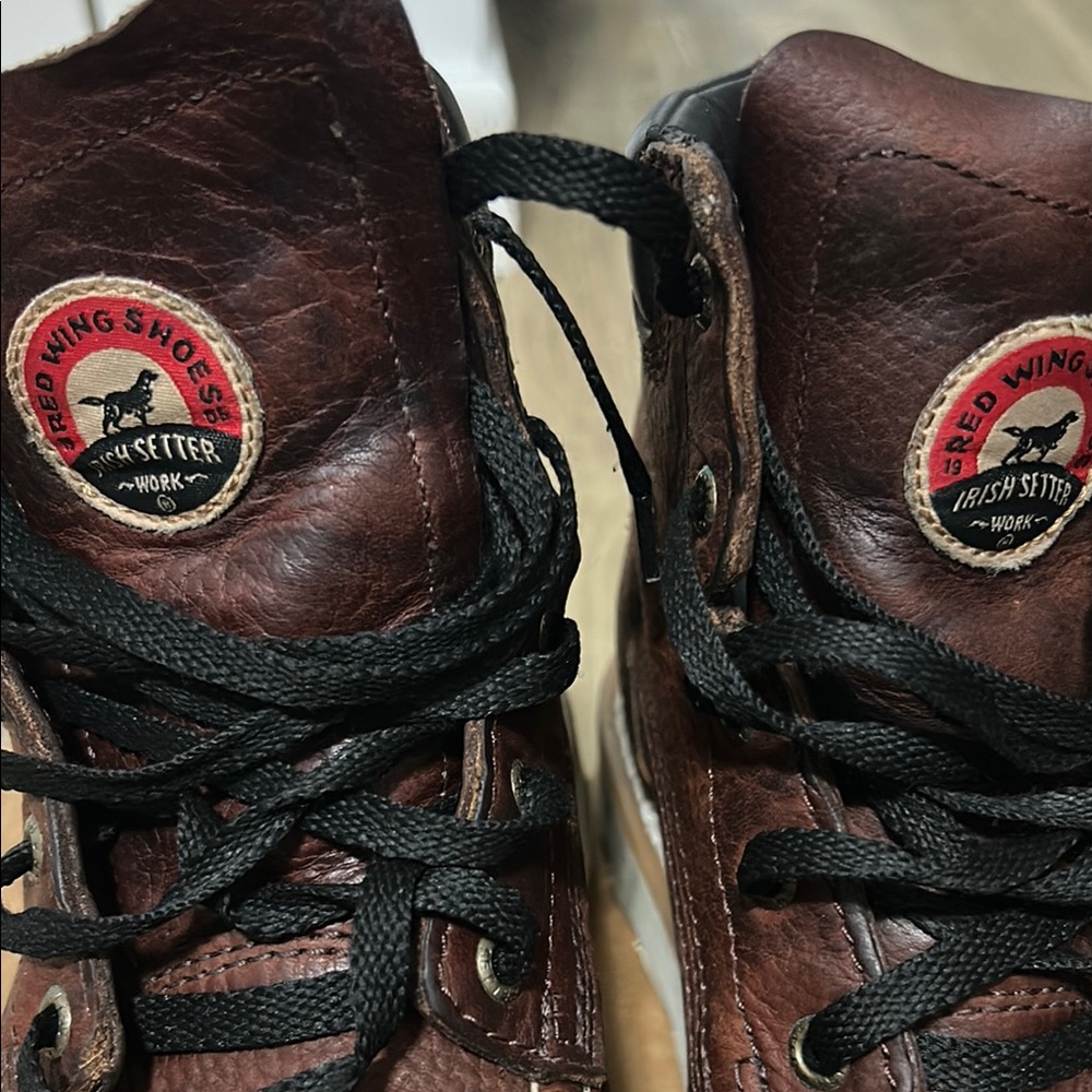 Red Wing Shoes Men's Dark Brown Leather Boots